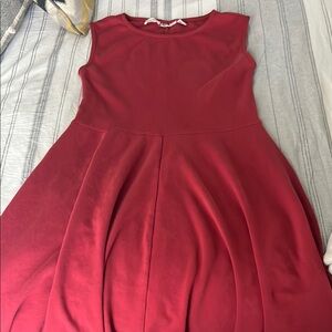 Vintage Neiman Marcus Anne Klein II red swing dress women’s lg